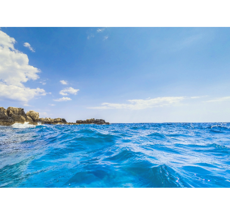 Fototapety more pokojná vlna pobrežia - Tenstickers