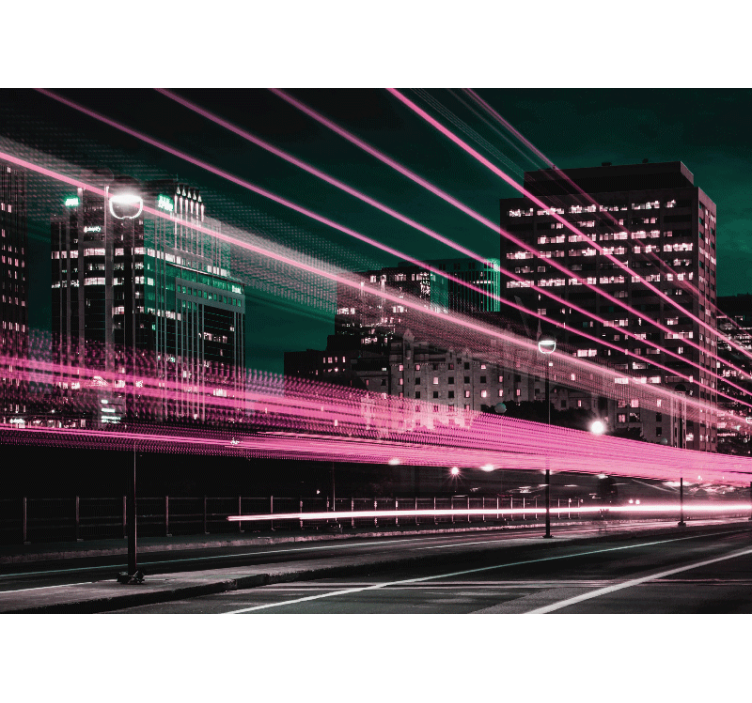 Fototapety na stenu mesta mesto v pohybe - Tenstickers