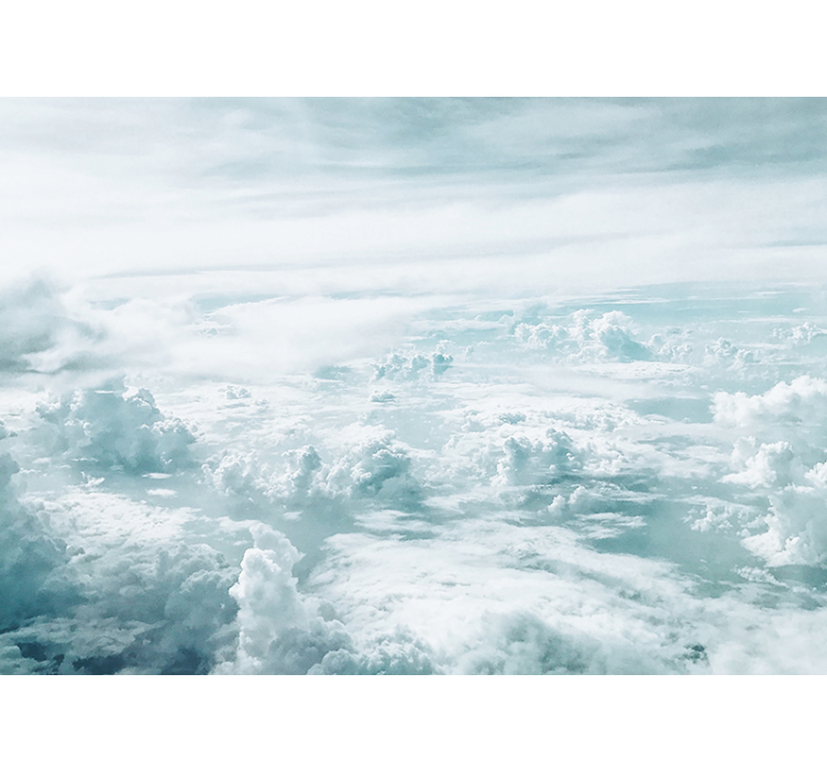 Nástenné fototapeta na relaxáciu v oblakoch a ľade - Tenstickers