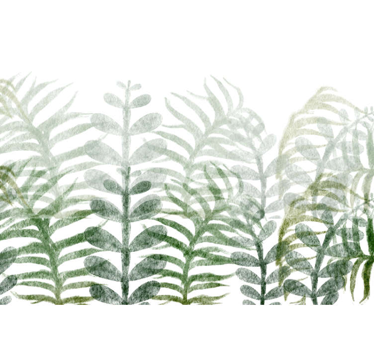 Fototapety na stenu priroda vzor lístia - Tenstickers