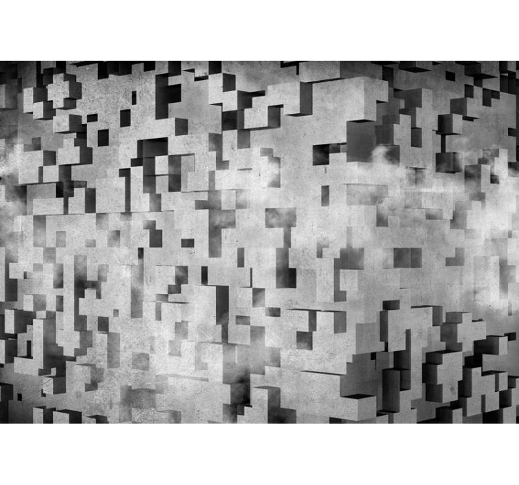 Efekt kamenná stena 3d nástenná fototapeta - Tenstickers