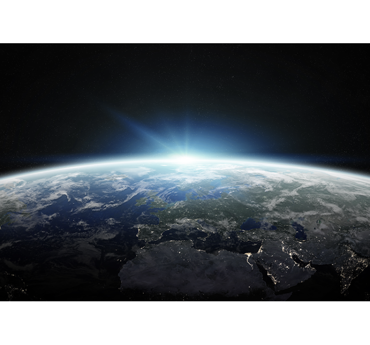 Vesmírny dizajn planéta zem vesmír fototapeta - Tenstickers