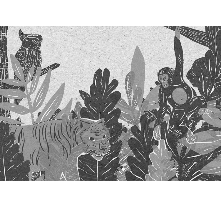 Fototapety pre deti zamotanej džungle - Tenstickers