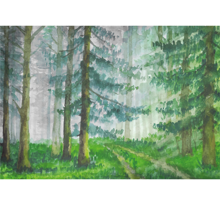 Fototapety na stenu les detail lesnej cesty - Tenstickers