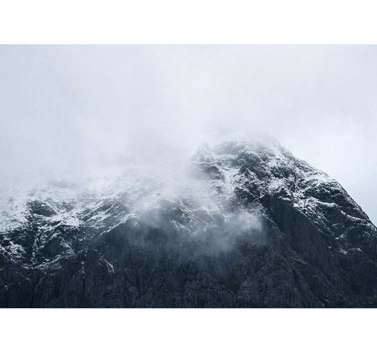 Fototapety hory Ľadový vrchol hory - Tenstickers