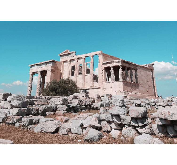 Fototapeta akropolis grécko dizajn obloha - Tenstickers