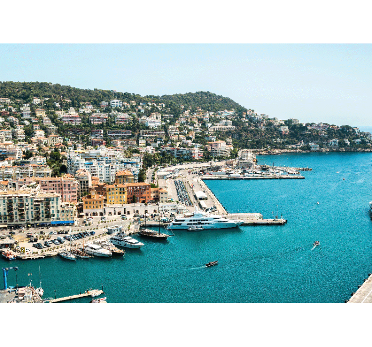 Fototapety na stenu mesta prímorské mestské panorámy - Tenstickers