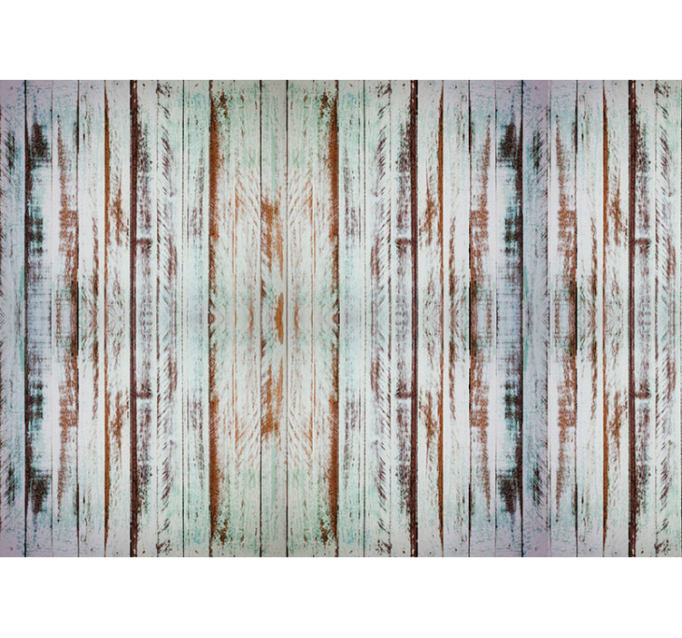 Fototapeta na stenu biele drevo - Tenstickers