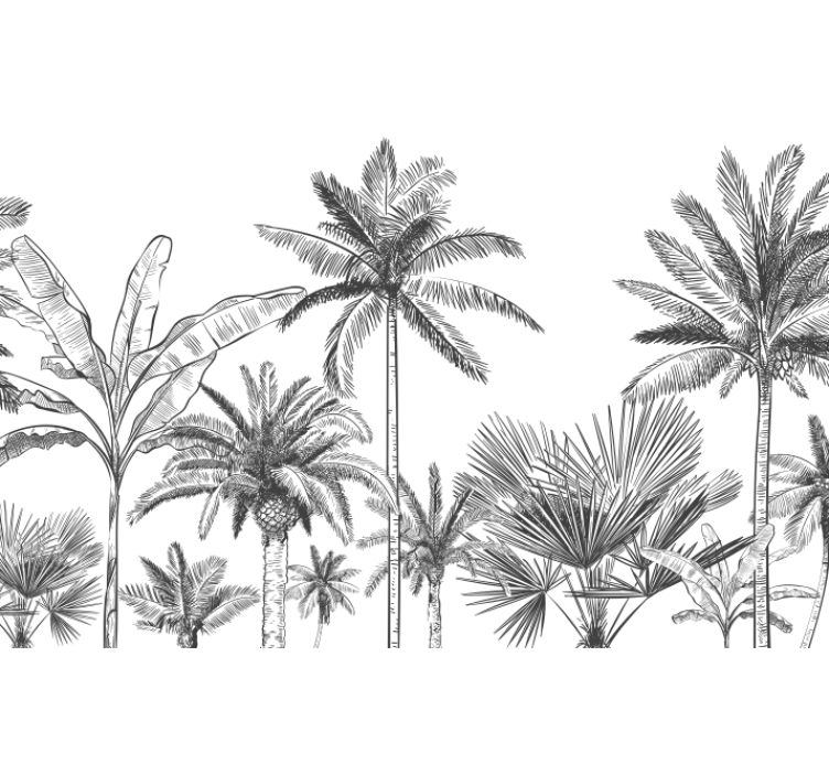 Fototapeta nástenná maľba džungle - Tenstickers