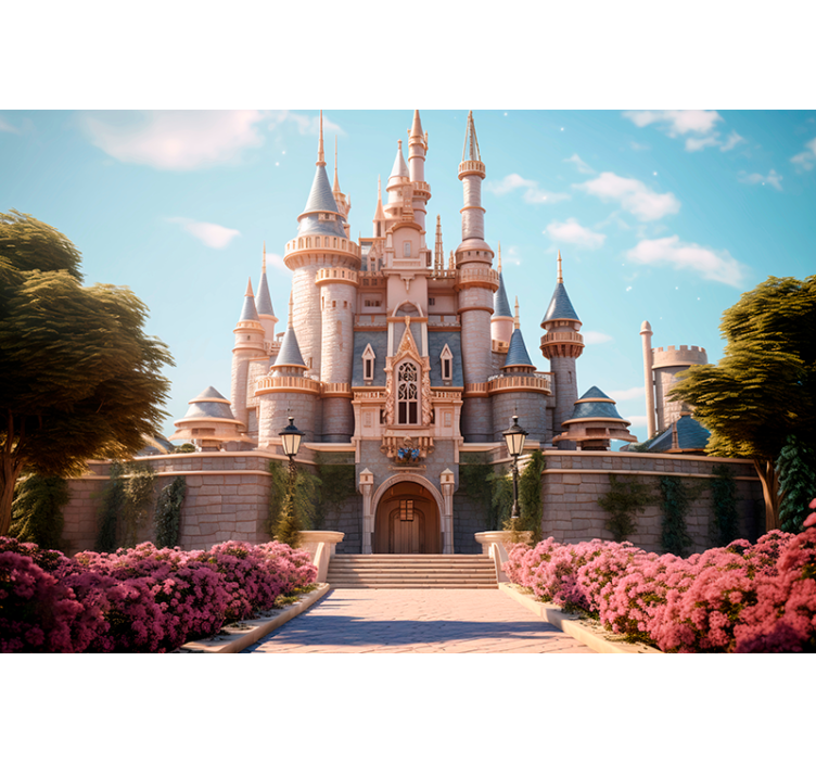 fototapeta fantasy princesský hrad - Tenstickers