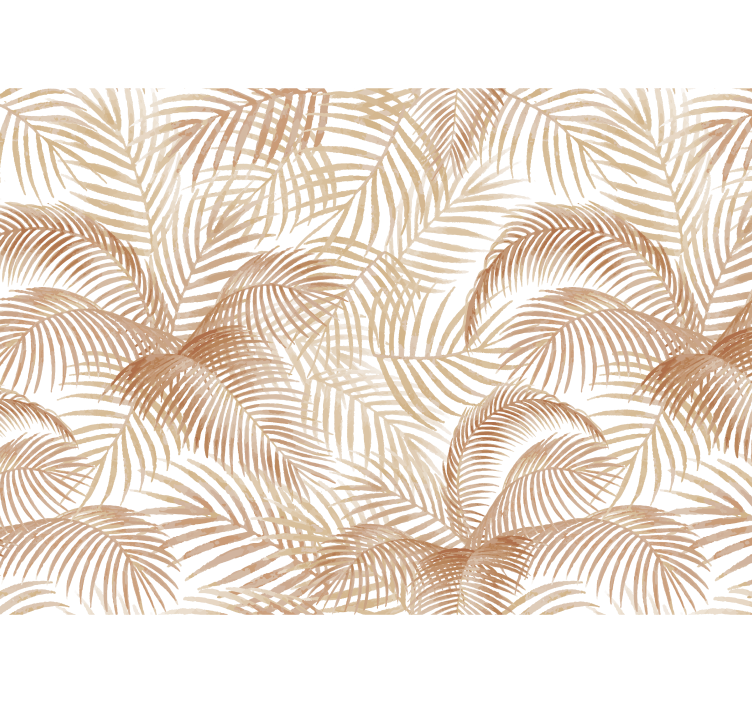 Fototapeta terakota exotické palmy - Tenstickers