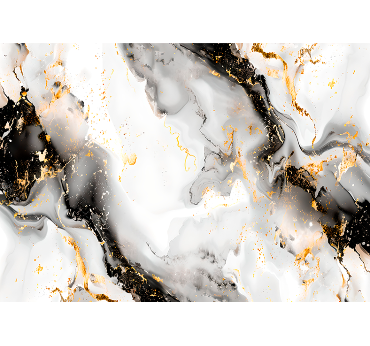 abstraktné fototapety čiernobiely vzor - Tenstickers