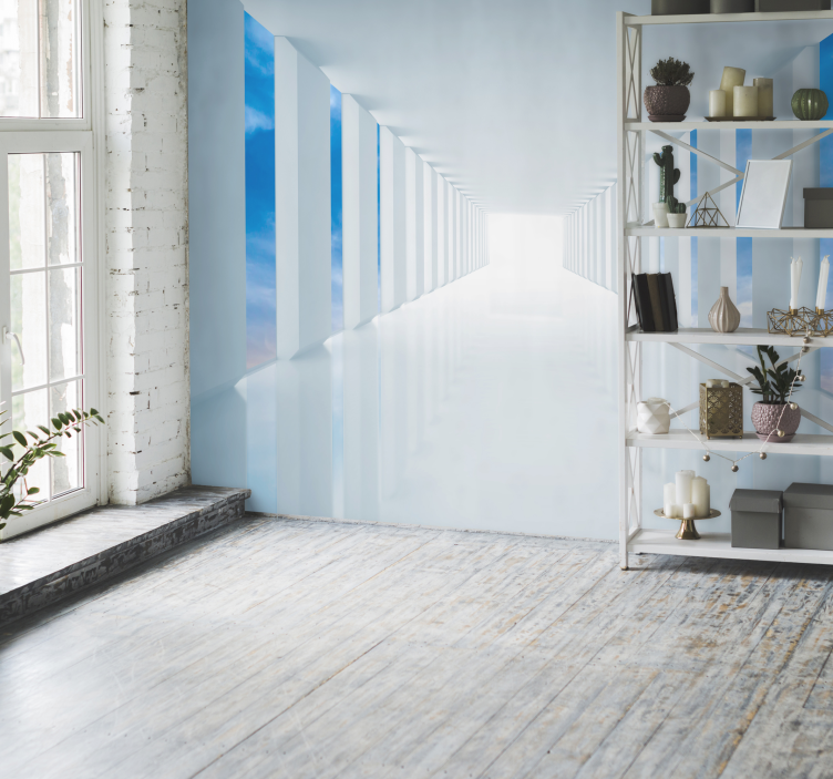 fototapety 3d koridor optických ilúzií - Tenstickers