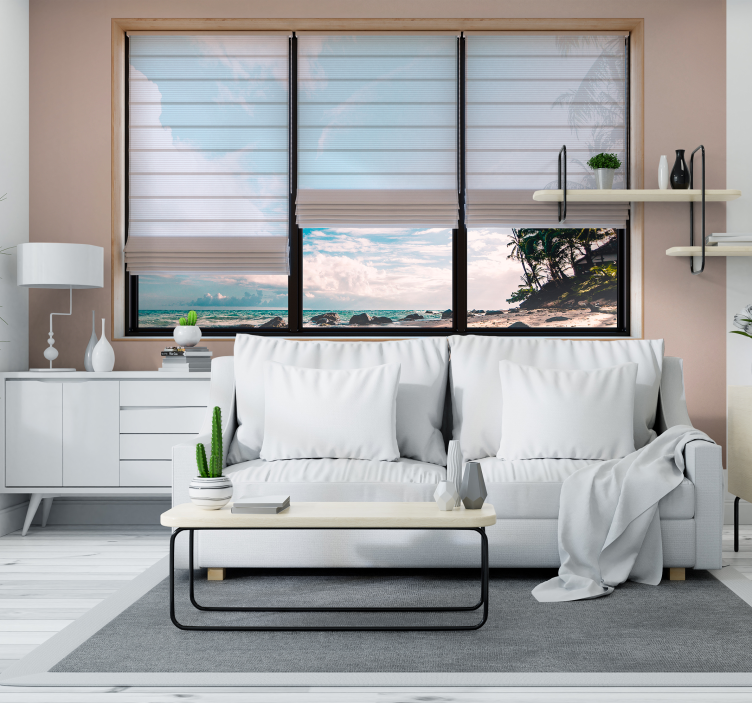 3d efekt nástenná maľba na pláž - Tenstickers