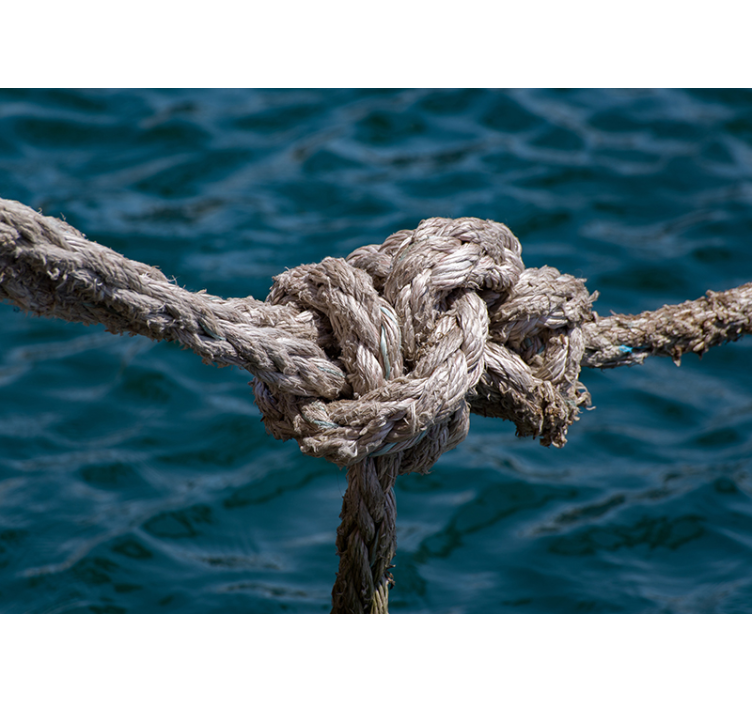 fototapety more pevnosť námorného uzla - Tenstickers