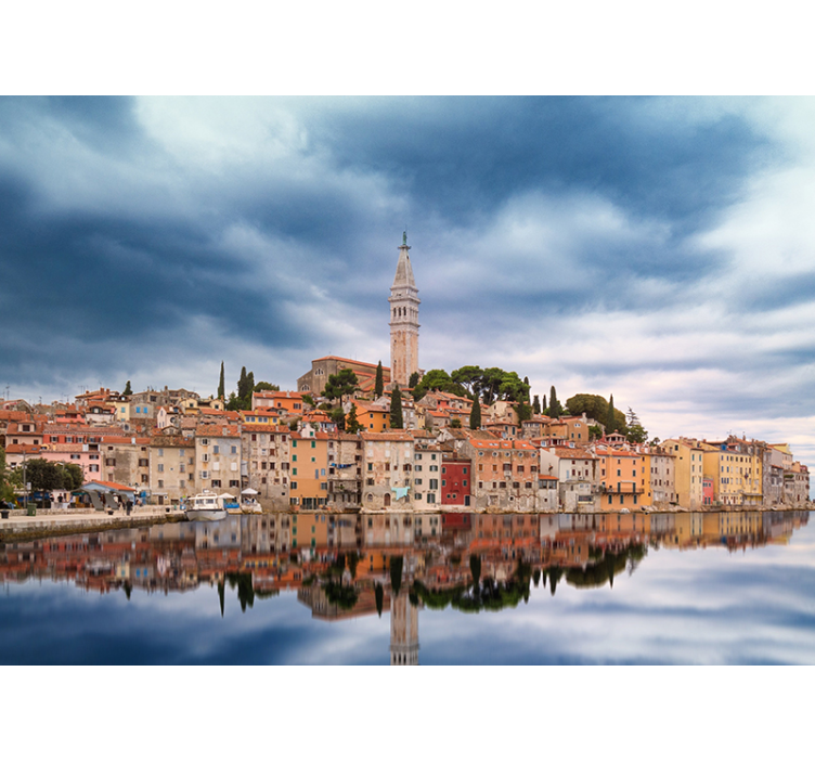 Nástenná maľba na rovinj skyline - Tenstickers