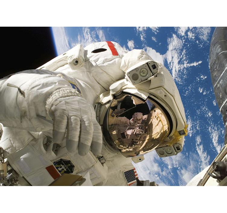 Fototapety vesmír astronaut vo vesmíre - Tenstickers