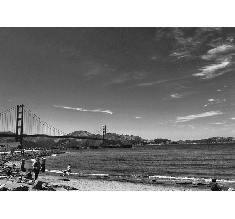 Fototapety na stenu mesta scéna z golden gate bridge - Tenstickers