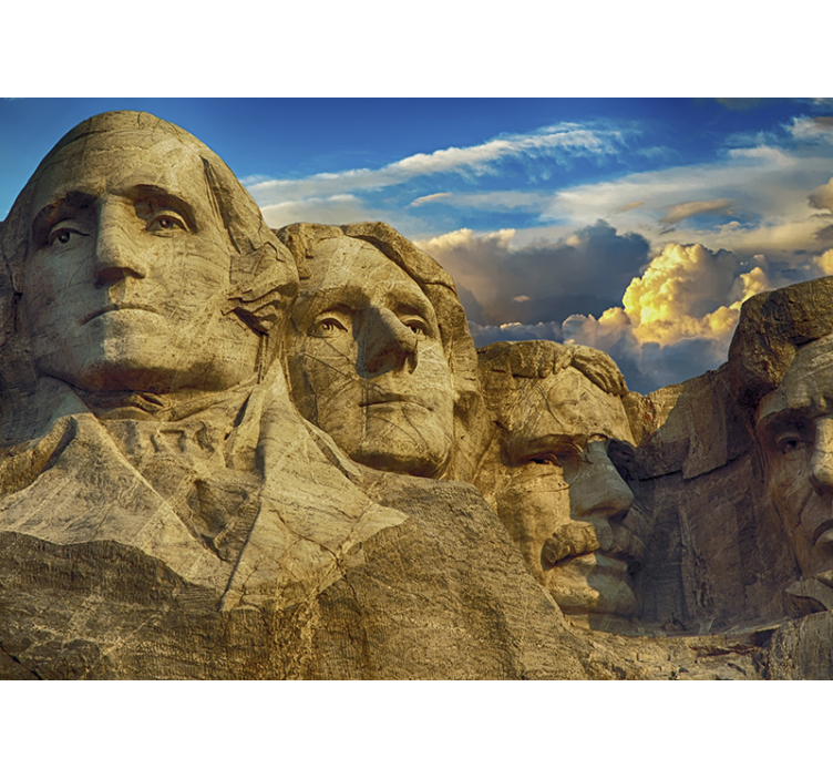Klasická umelecká stena nástenná maľba rushmore - Tenstickers