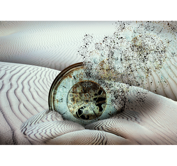 Abstraktné fototapety fragmentácia časových dún - Tenstickers