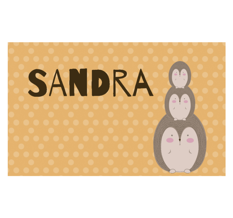 fototapeta do detskej izby roztomilých naukladaných ježkov - Tenstickers