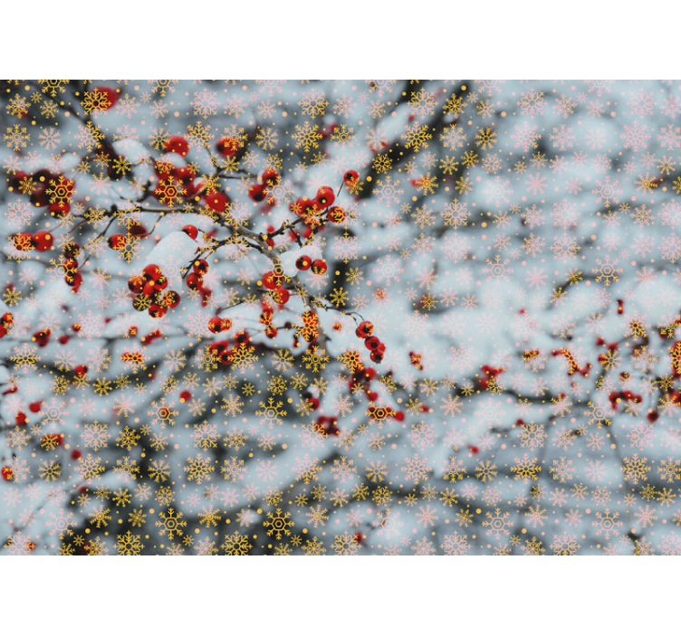 Vianočné fototapety sviatočné zimné okamihy - Tenstickers