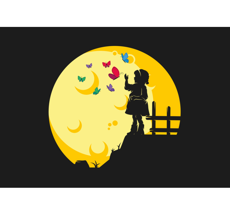 Motýle lietajúce pre deti nástenné maľby - Tenstickers