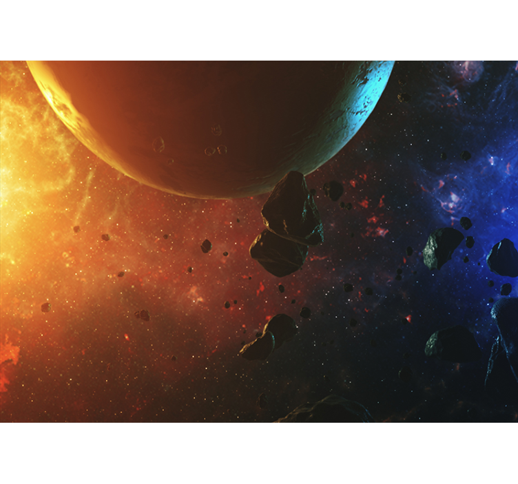 Farebná galaxia obloha fototapeta - Tenstickers