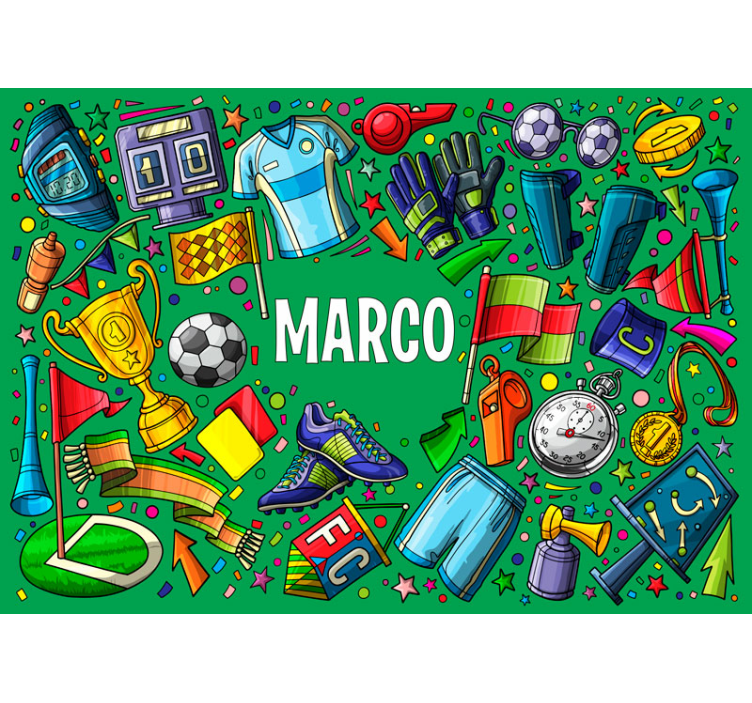 Futbalová vášeň s fototapetou na mieru - Tenstickers