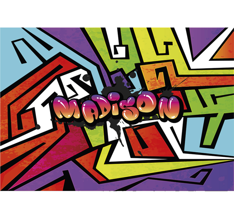 Mestská graffiti nástenná fototapeta - Tenstickers