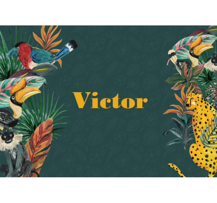 Fototapety so zvieratami exotická expedícia do divočiny - Tenstickers