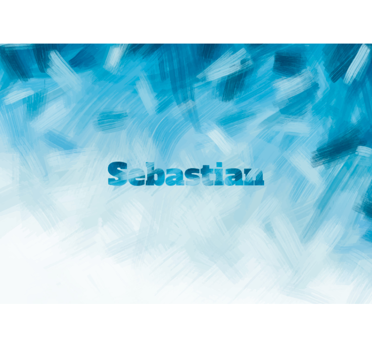 Jednoduchá maľba úvodný názov nástenná maľba - Tenstickers