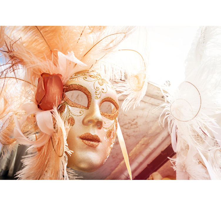 Karneval v benátkach obývacia izba fototapeta - Tenstickers