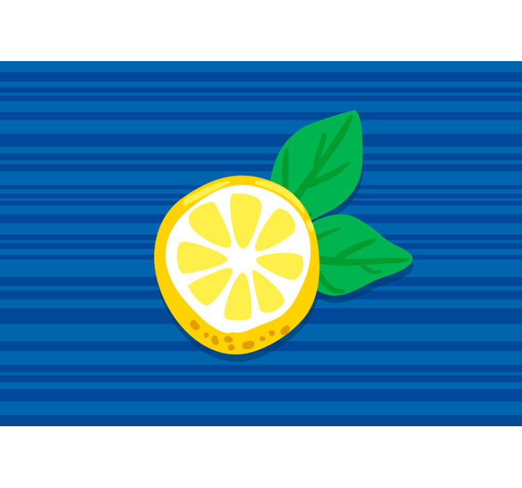 rôzne fototapety kvety umenie plátkov citróna - Tenstickers