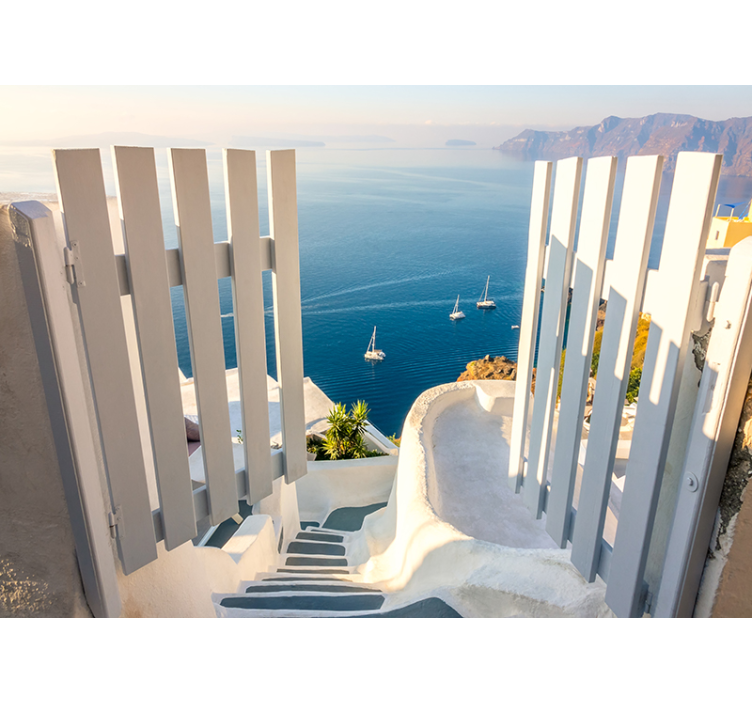 krajinka fototapety plachetnice nad oceánom - Tenstickers