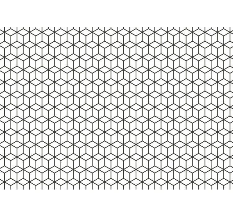 fototapeta textura geometrický vzor kocky - Tenstickers