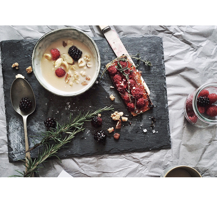 Fototapeta kvety čerstvá bobuľová radosť - Tenstickers