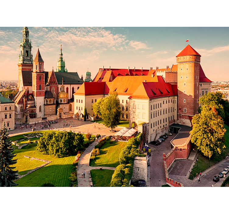 Wawel v krakove fototapeta - Tenstickers