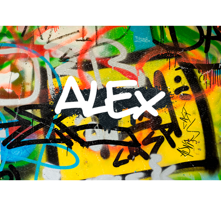 mestské umenie fototapety farebné mestské umenie - Tenstickers