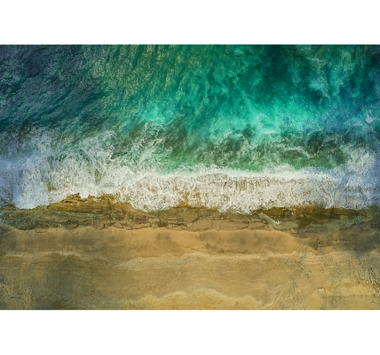 Fototapety na stenu priroda prímorská rastlinná výzdoba - Tenstickers