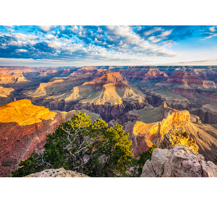 Grand canyon blue sky fototapeta - Tenstickers