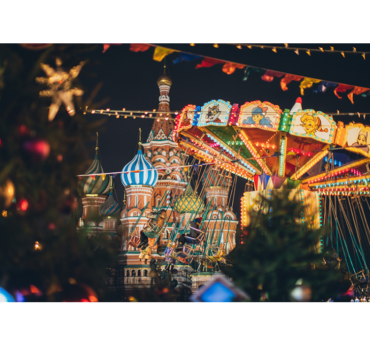 fototapety na stenu mesta karneval svätého bazila - Tenstickers