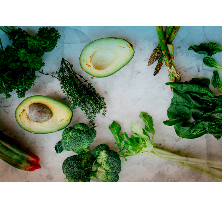 Fototapeta do kuchyne čerstvé avokádové aranžmá - Tenstickers