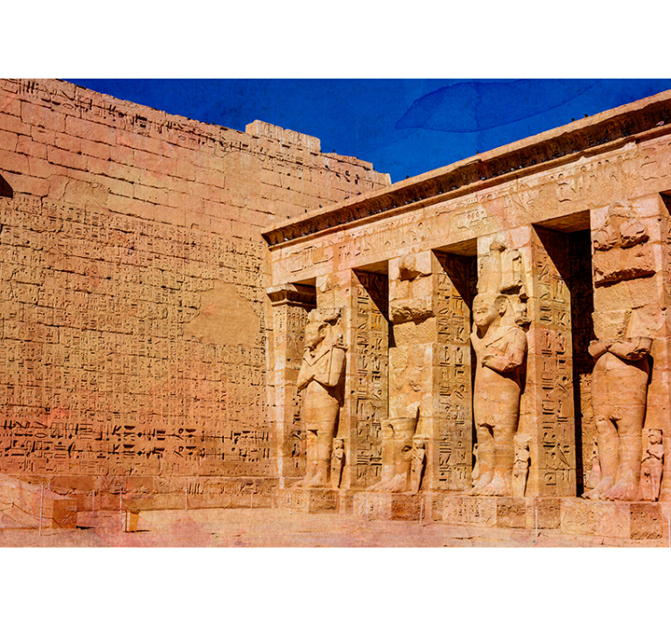 fototapeta afrika staroegyptské hieroglyfy - Tenstickers
