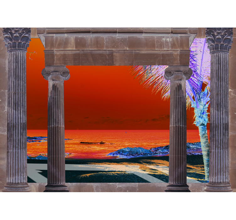 krajinka fototapety tropický pobrežný výhľad - Tenstickers