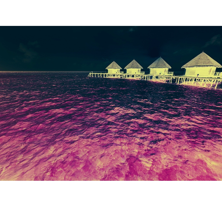 fototapeta jazero pokojné útočisko pri vode - Tenstickers