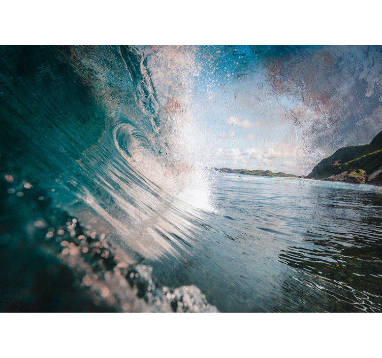 fototapety more energická morská vlna - Tenstickers