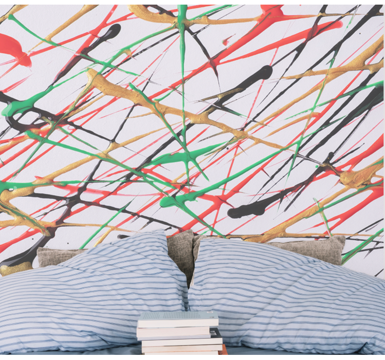 Abstraktné fototapety energetické štetce - Tenstickers