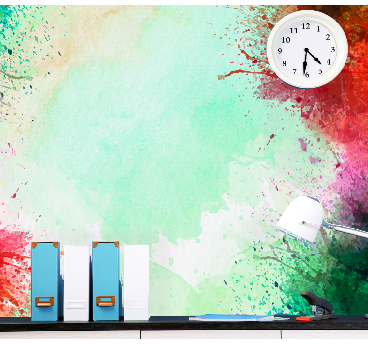 Abstraktné fototapety farebné rozstrekové motívy - Tenstickers