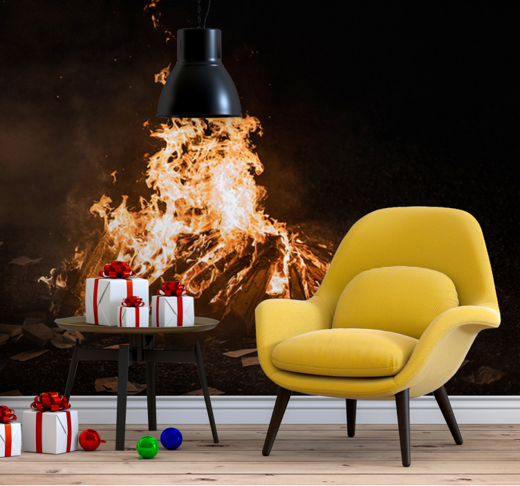 Abstraktné fototapety plameňového ohniska - Tenstickers